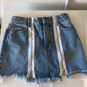 LF denim skirt